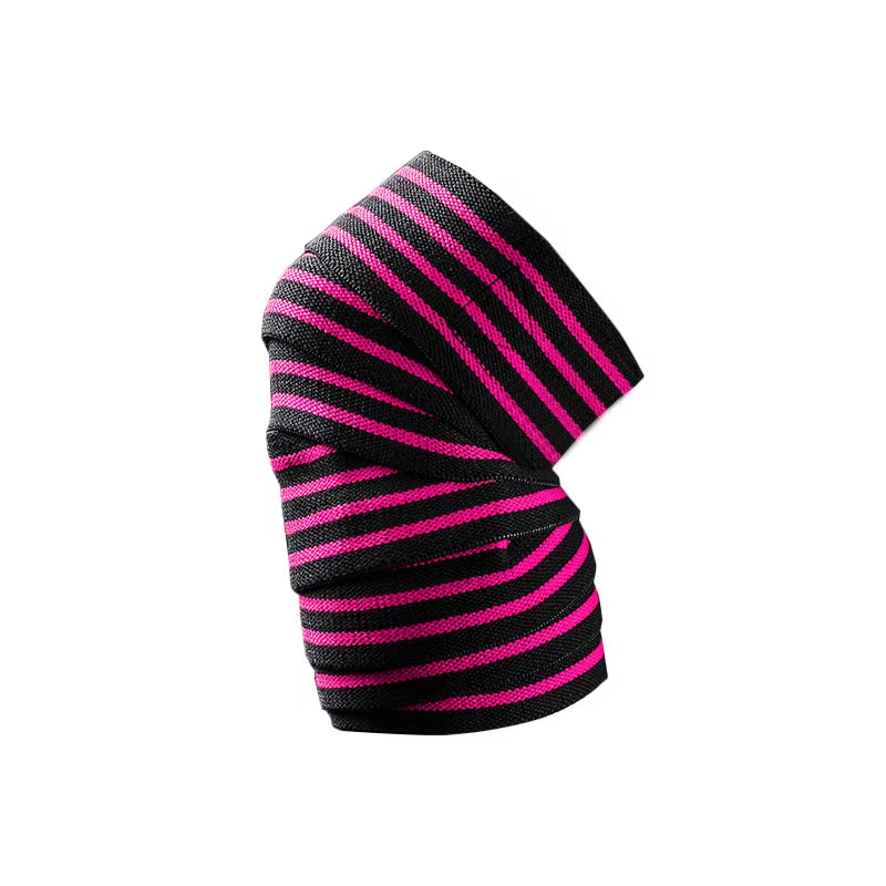 1Pc Leg Knee Compression Wraps Gym Weight Lifting Squat Training Knee Protection Bandage Elastic Anti-Slip Sports Knee Brace
