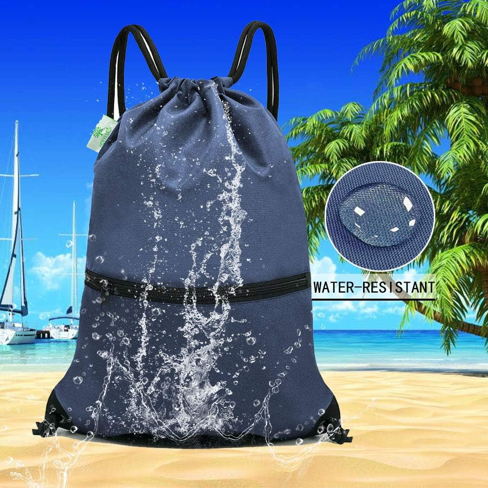 Drawstring Backpack Bag Sport Gym Sackpack