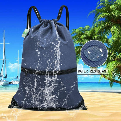 Drawstring Backpack Bag Sport Gym Sackpack