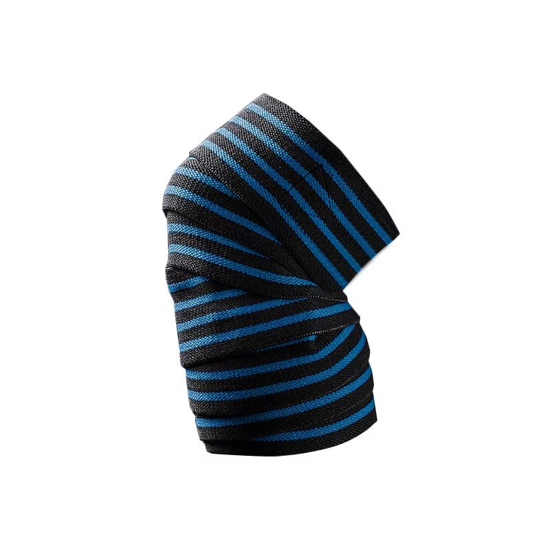 1Pc Leg Knee Compression Wraps Gym Weight Lifting Squat Training Knee Protection Bandage Elastic Anti-Slip Sports Knee Brace